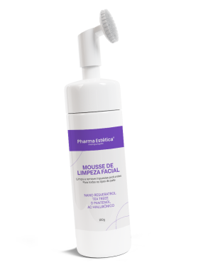 Mousse de limpeza facial